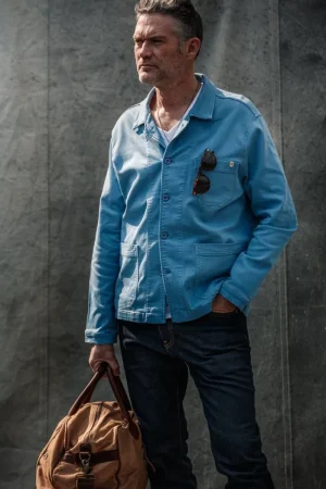 &SONS Blue Bolt Chore Jacket Best