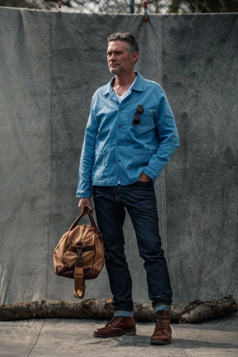 &SONS Blue Bolt Chore Jacket Best