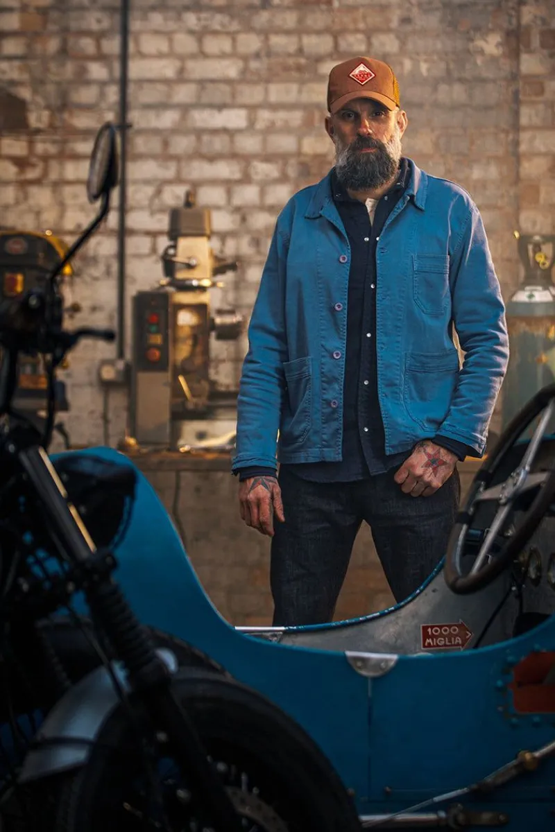 &SONS Blue Bolt Chore Jacket Best