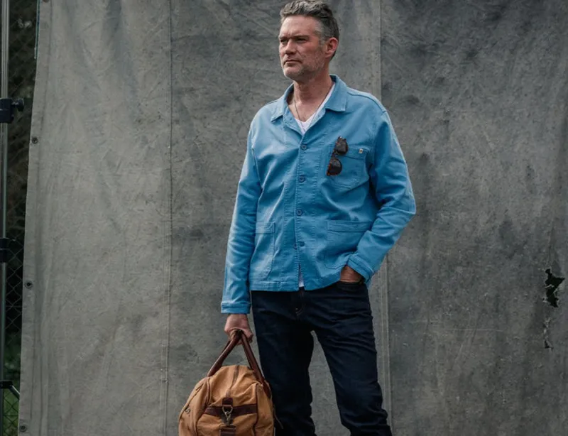 &SONS Blue Bolt Chore Jacket Best