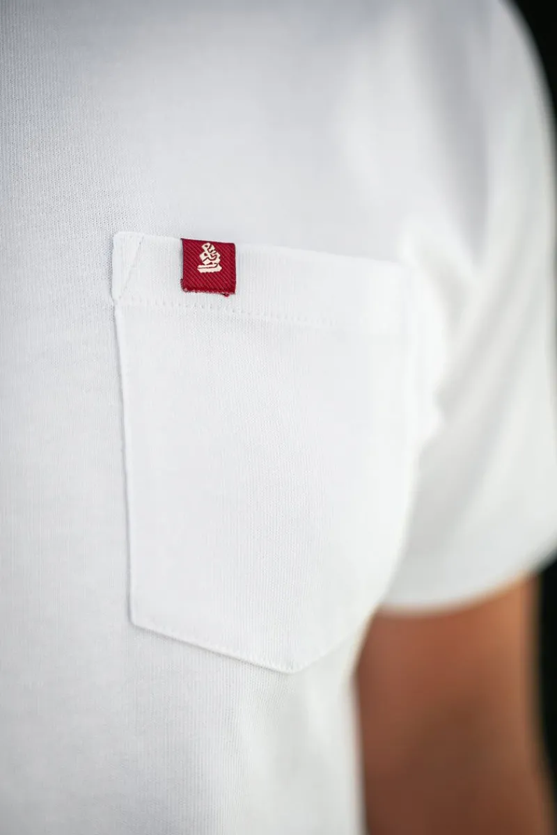 &SONS Boxer Pocket T-Shirt White Cheap