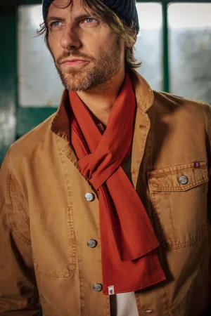 &SONS Burnt Orange Scarf Flash Sale