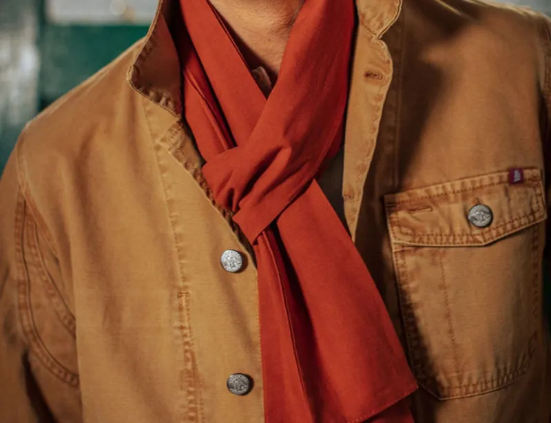&SONS Burnt Orange Scarf Flash Sale