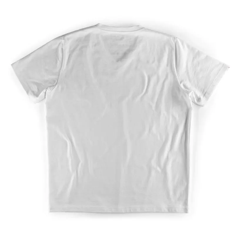 &SONS Classic White V-Neck T-Shirt Discount