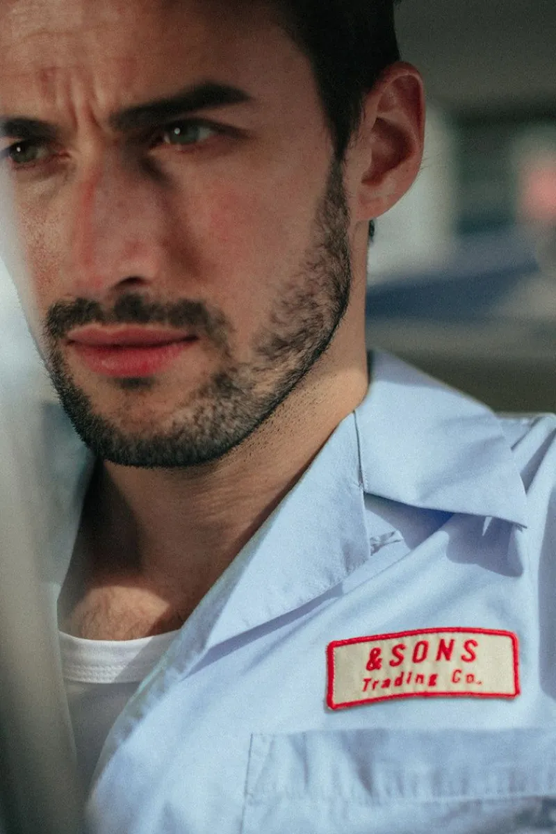 &SONS Club Shirt Sky Blue Cheap