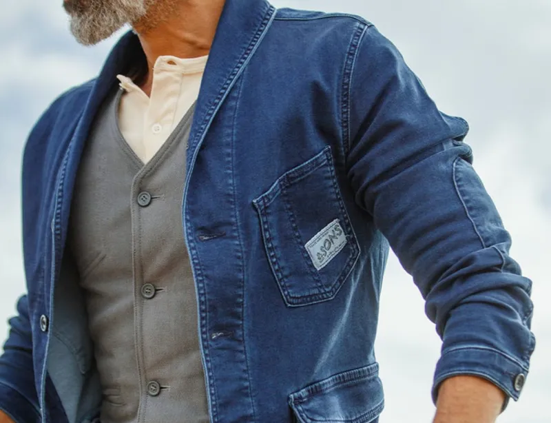 &SONS Crafter Indigo Wash Chore Jacket Online