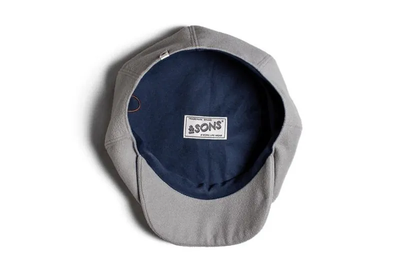 &SONS Jackson Traditional Baker Boy Hat - Light Grey Cheap