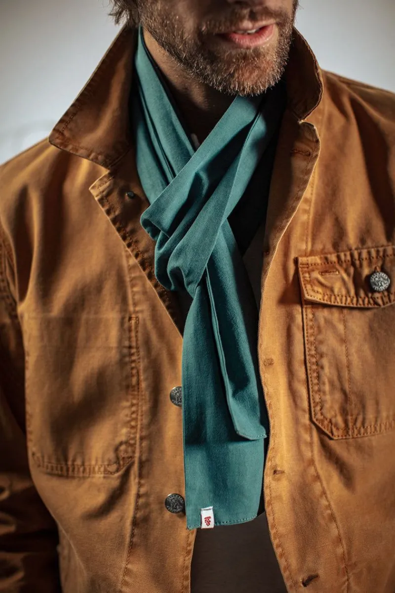 &SONS Sea Green Scarf Clearance