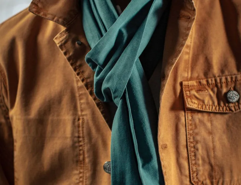&SONS Sea Green Scarf Clearance