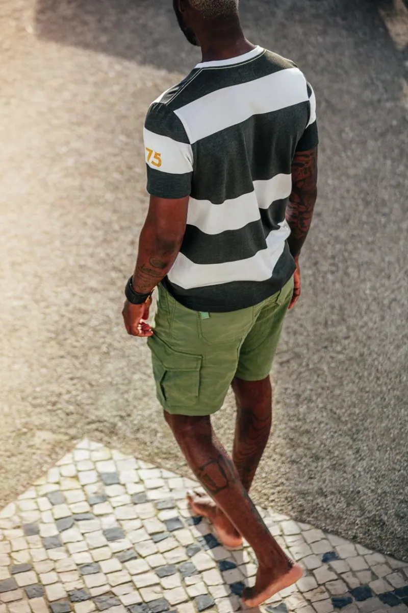 &SONS 75 T-Shirt Black Stripe Sale