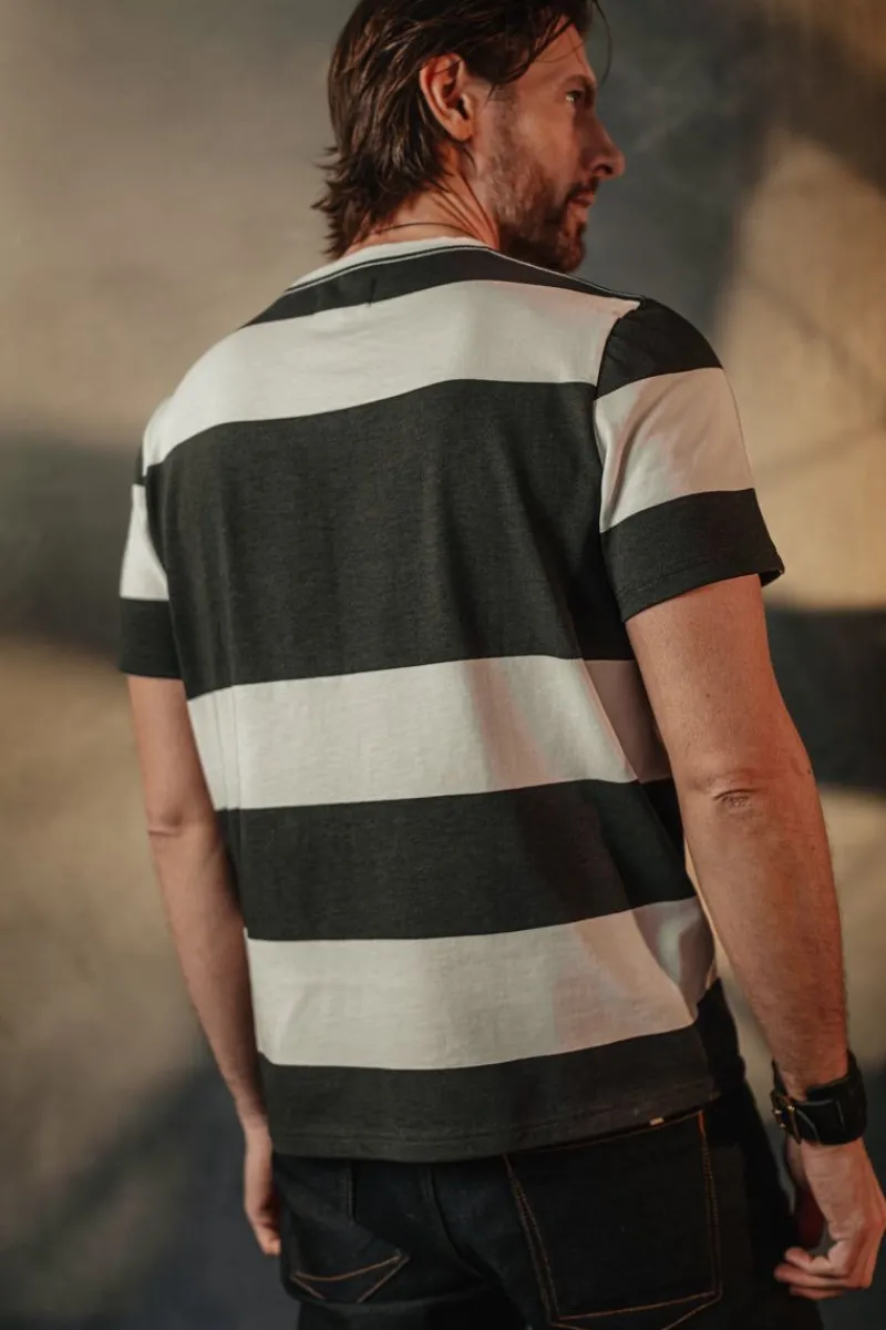 &SONS 75 T-Shirt Black Stripe Sale