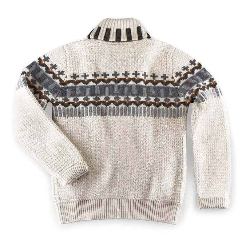&SONS Alpine Cardigan Ecru Clearance