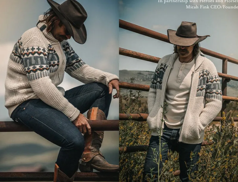 &SONS Alpine Cardigan Ecru Clearance