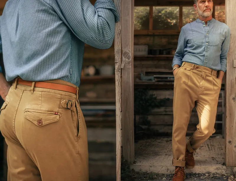 &SONS Beckett Trousers Tan Online