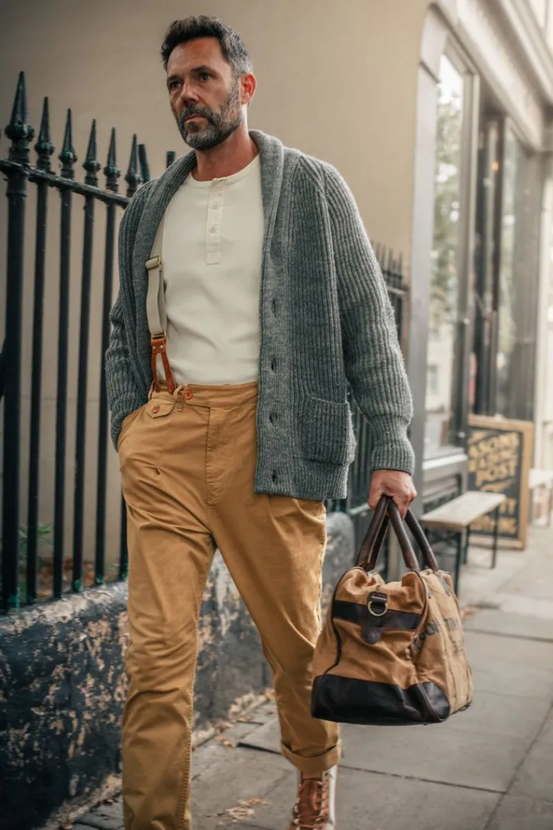 &SONS Beckett Trousers Tan Online