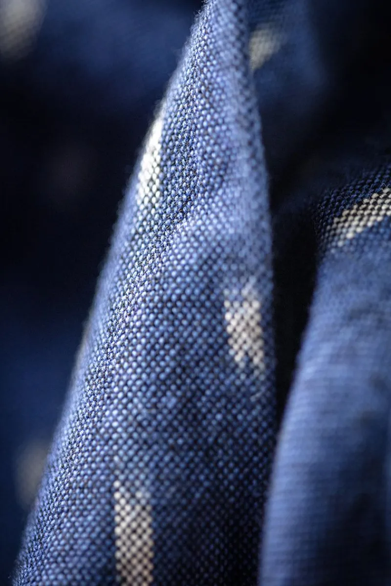 &SONS Blue Star Dot Scarf Hot