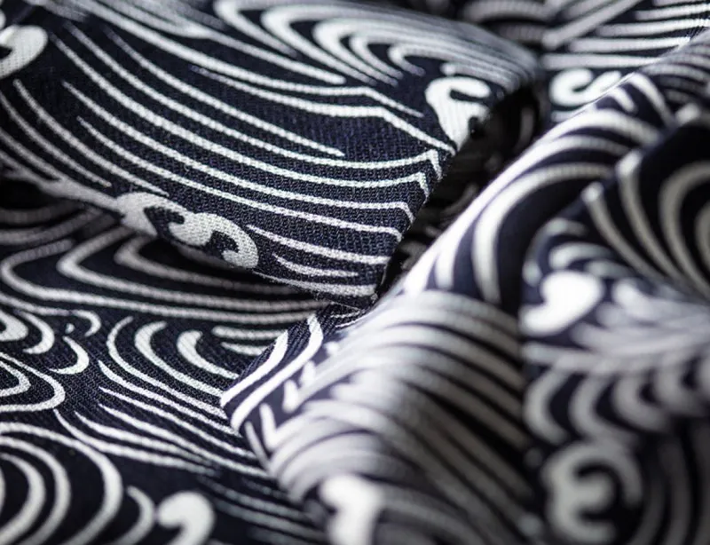 &SONS Blue Waves Scarf Flash Sale