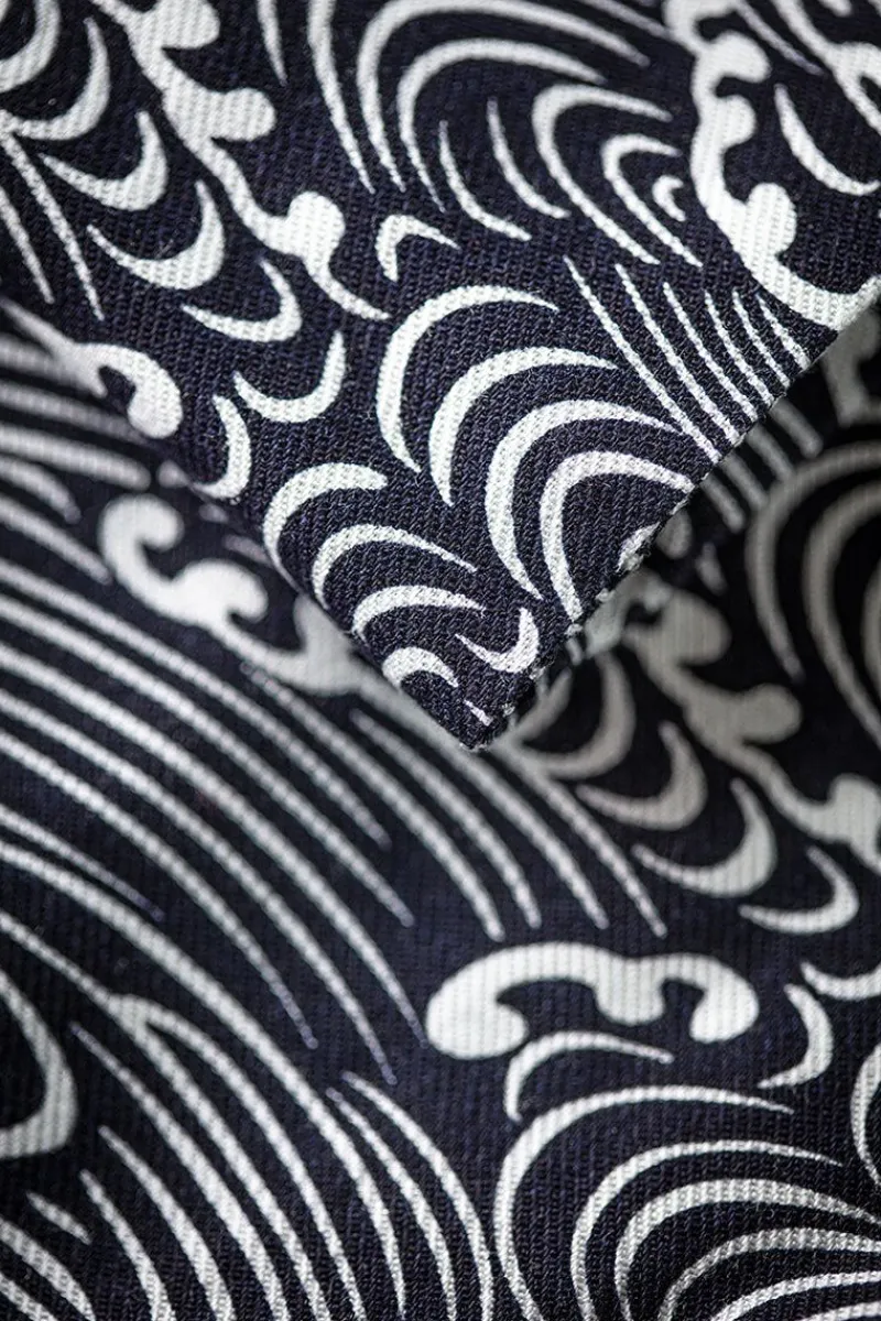 &SONS Blue Waves Scarf Flash Sale