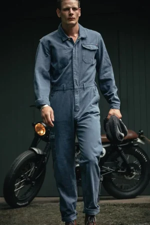 &SONS Churchill Coveralls Dark Denim Online