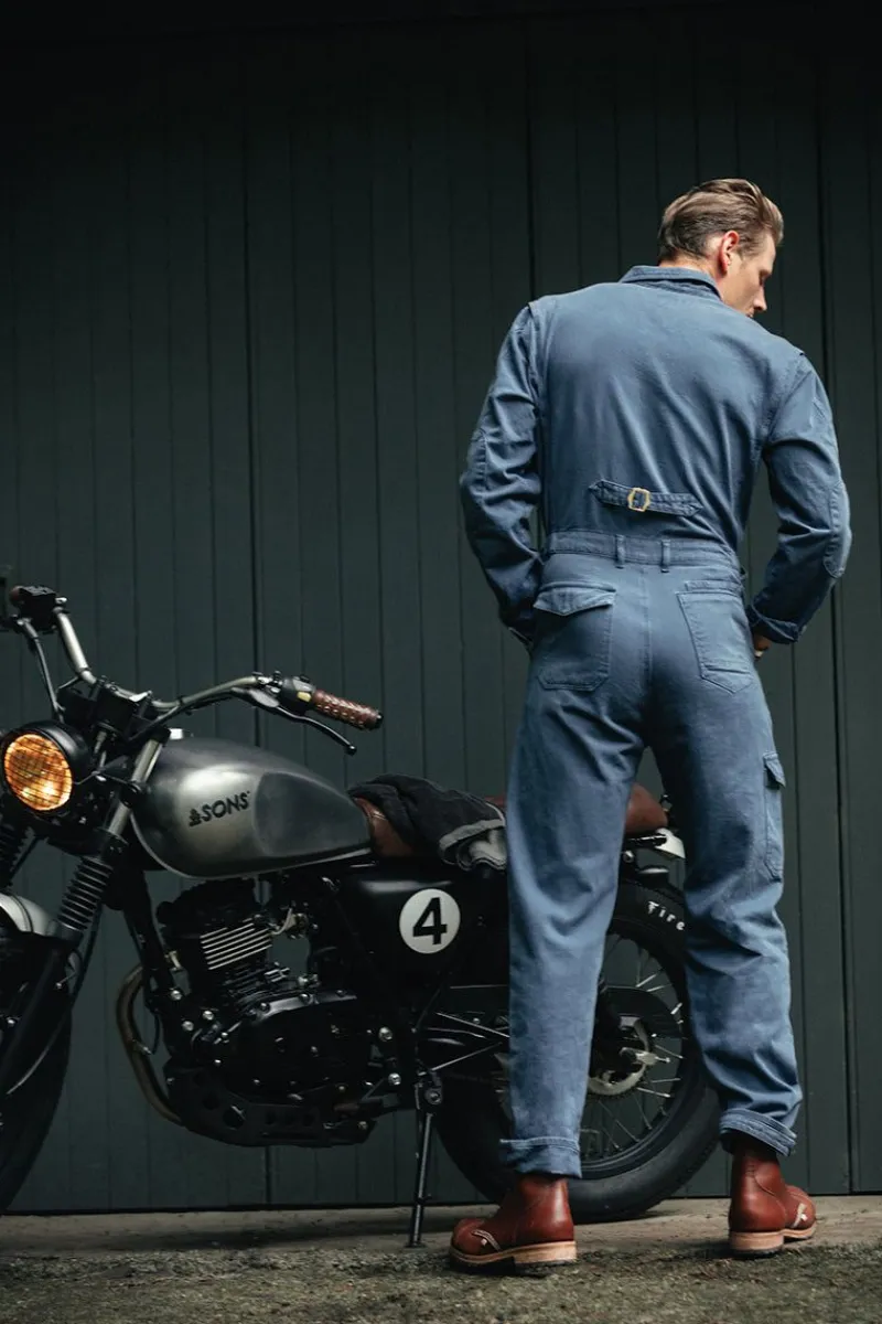 &SONS Churchill Coveralls Dark Denim Online