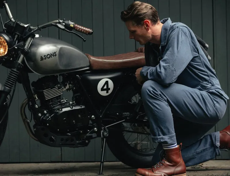 &SONS Churchill Coveralls Dark Denim Online