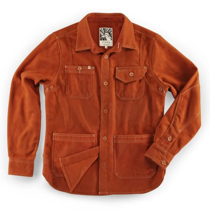 &SONS Cloud Shirt Rust Hot