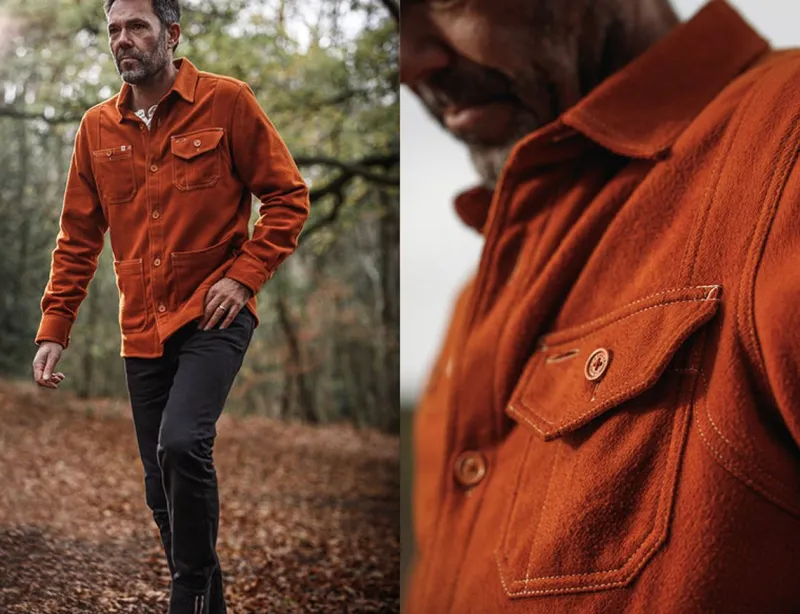 &SONS Cloud Shirt Rust Hot