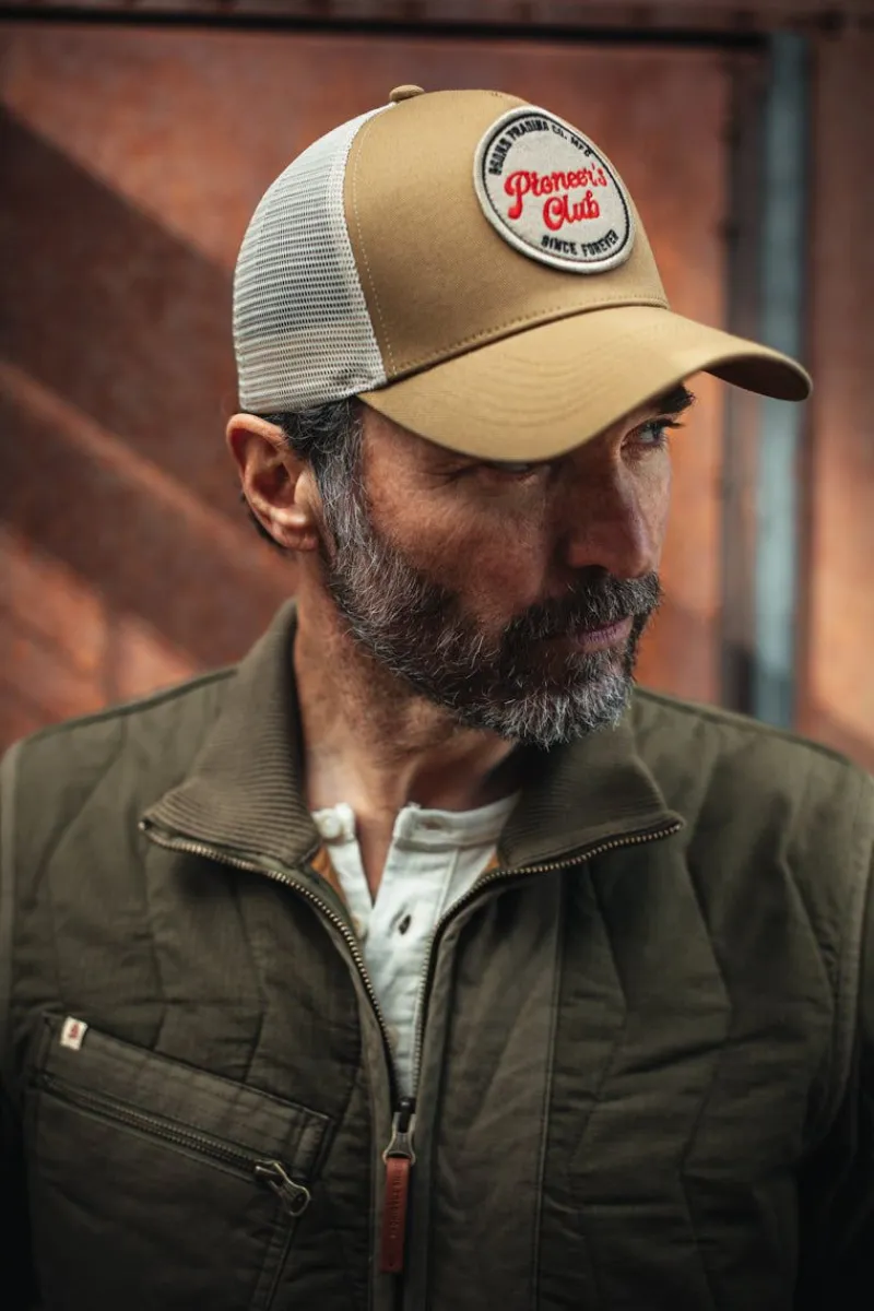 &SONS Club Trucker Cap Tan Store
