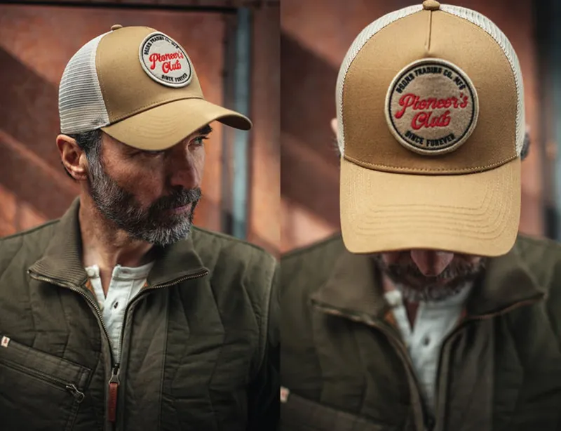 &SONS Club Trucker Cap Tan Store