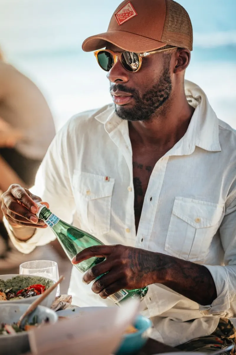 &SONS Coast Long Sleeve Shirt Off-White Discount