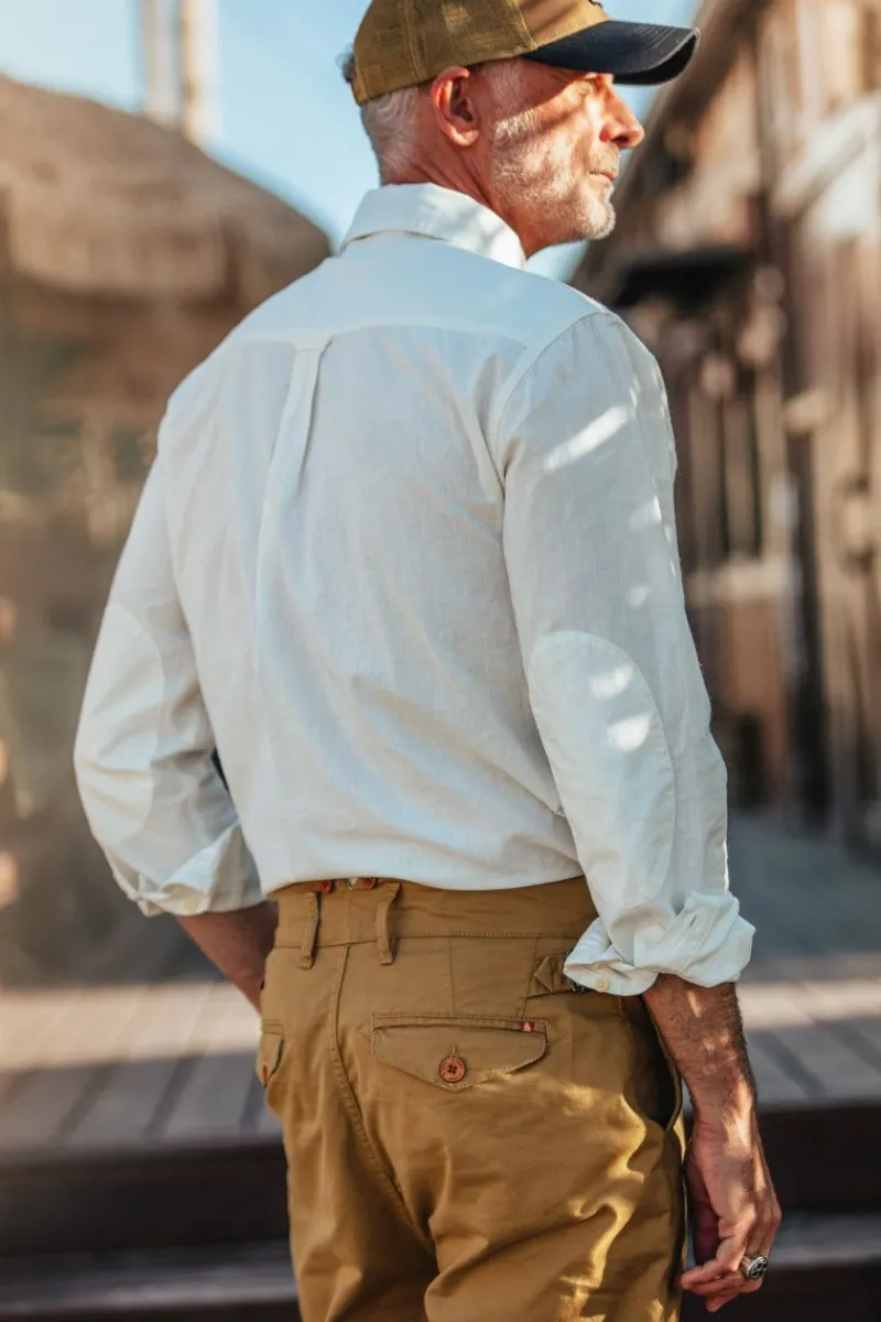 &SONS Coast Long Sleeve Shirt Off-White Discount
