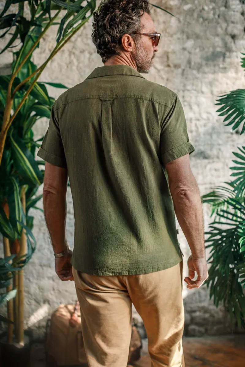 &SONS Coast Shirt Army Green Store