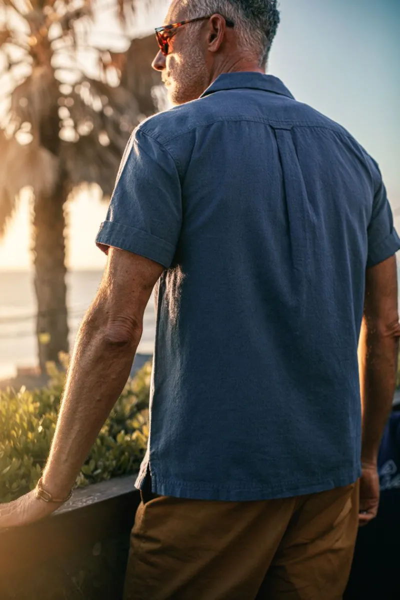 &SONS Coast Shirt Navy Online