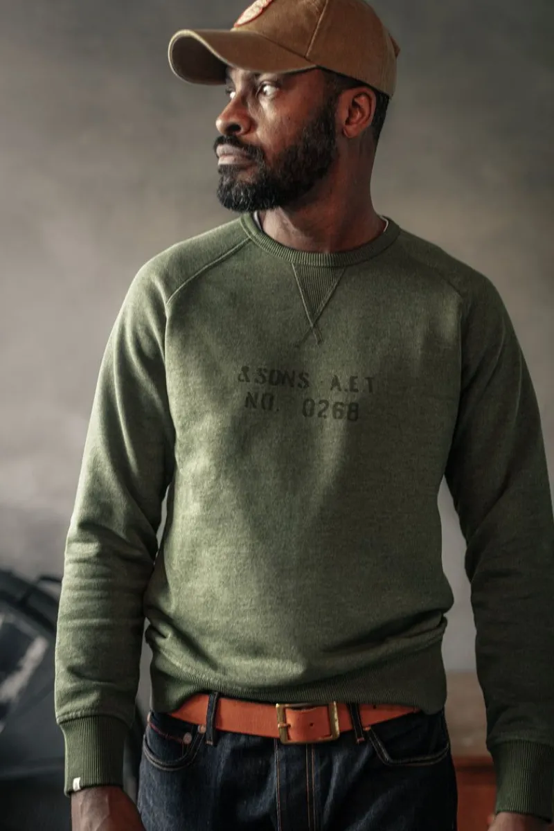 &SONS Deck Sweatshirt Surplus Green Online