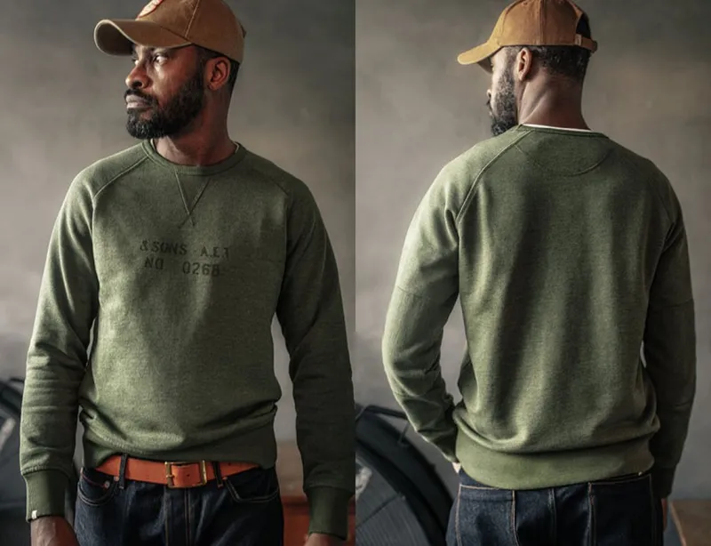 &SONS Deck Sweatshirt Surplus Green Online