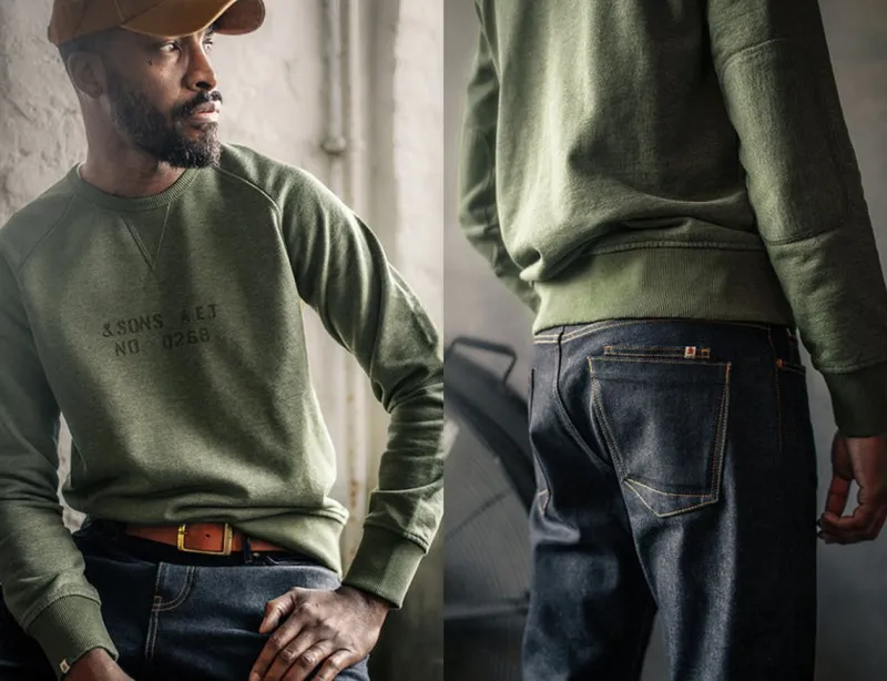 &SONS Deck Sweatshirt Surplus Green Online