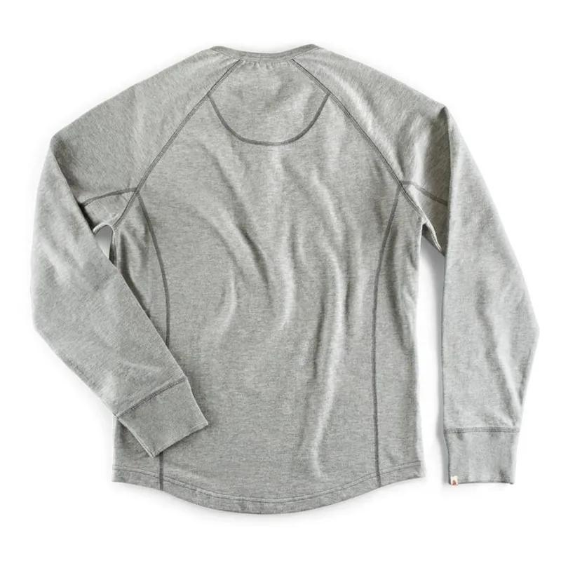 &SONS Flint Henley Grey Marl Best Sale
