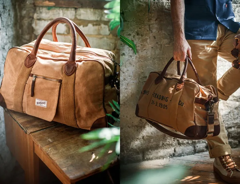 &SONS Getaway Bag Tan Online