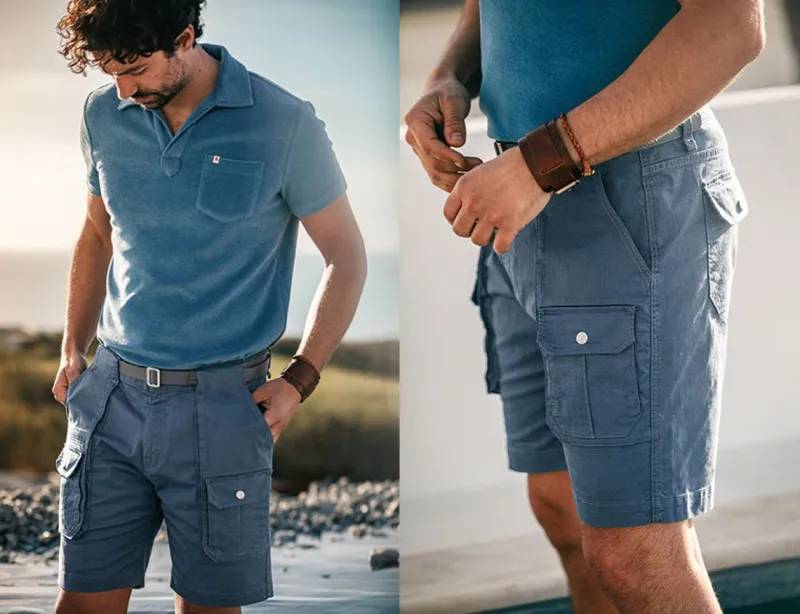 &SONS Gravel Hiking Shorts Churchill Blue Outlet