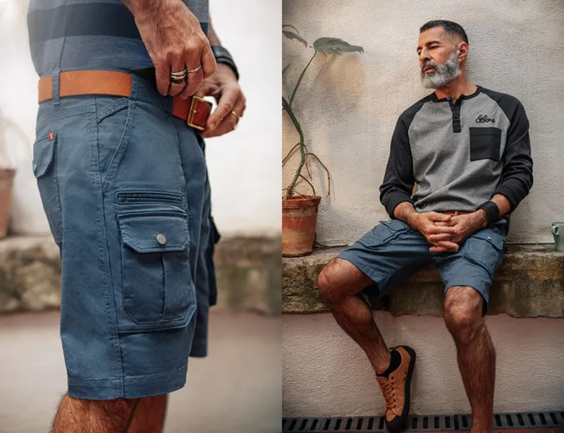 &SONS Gravel Hiking Shorts Churchill Blue Outlet