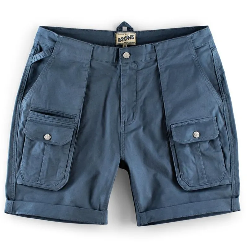 &SONS Gravel Hiking Shorts Churchill Blue Outlet