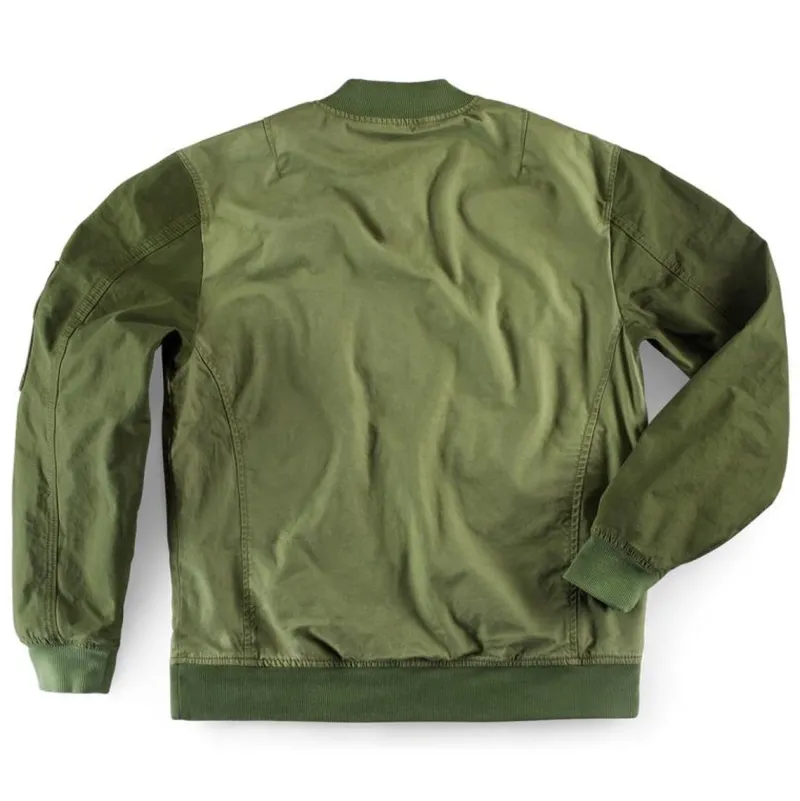 &SONS Harris Bomber Jacket Army Green Hot