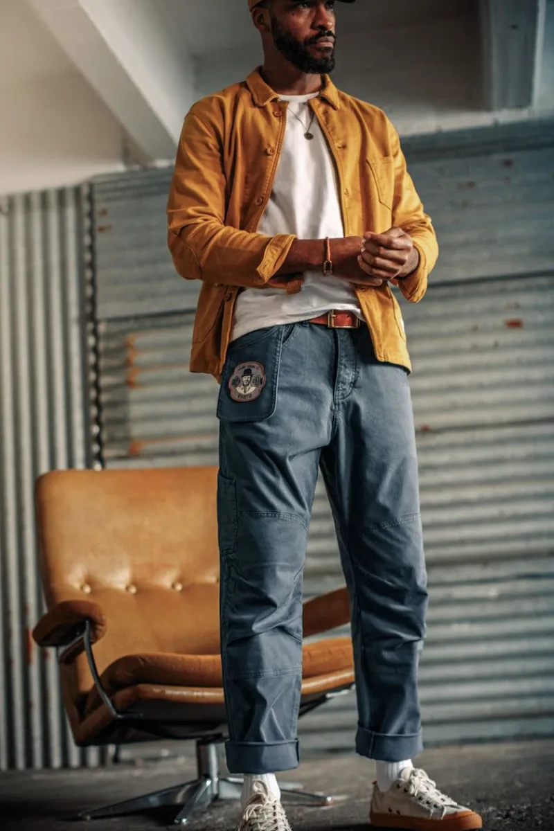 &SONS Joey's Crew Pant Churchill Blue Fashion