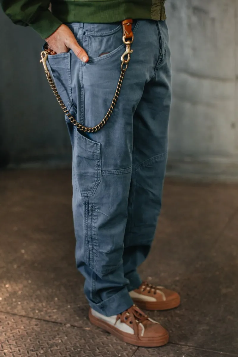 &SONS Joey's Crew Pant Churchill Blue Fashion