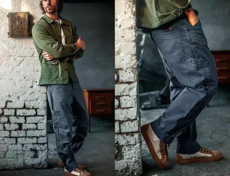 &SONS Joey's Crew Pant Churchill Blue Fashion