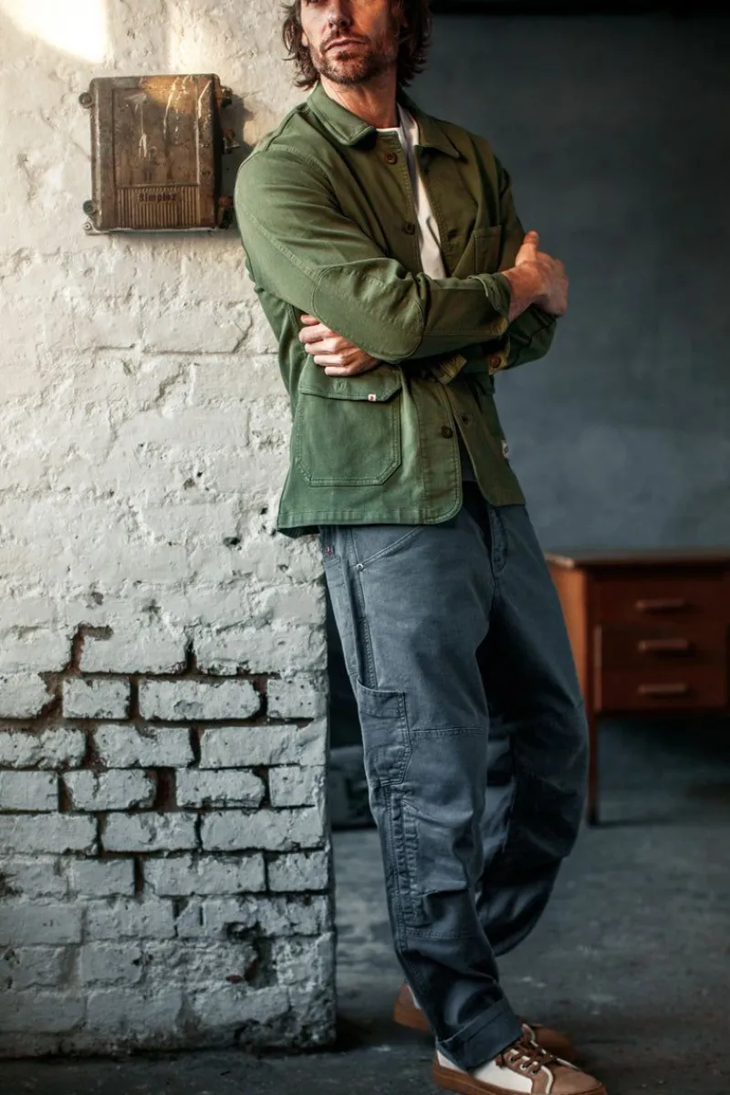 &SONS Joey's Crew Pant Churchill Blue Fashion