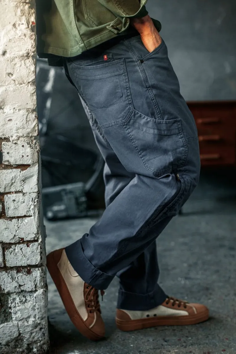&SONS Joey's Crew Pant Churchill Blue Fashion