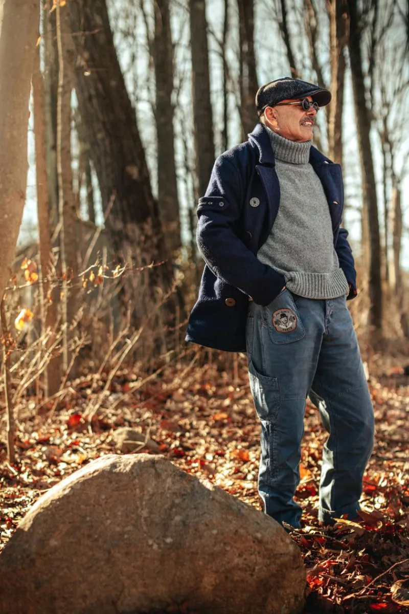 &SONS Joey's Crew Pant Churchill Blue Fashion
