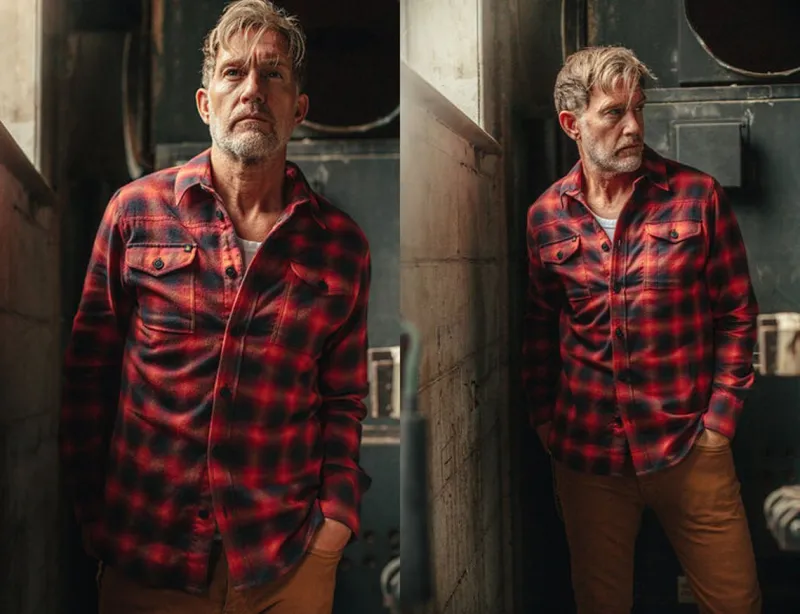 &SONS Logger Shirt Red Best