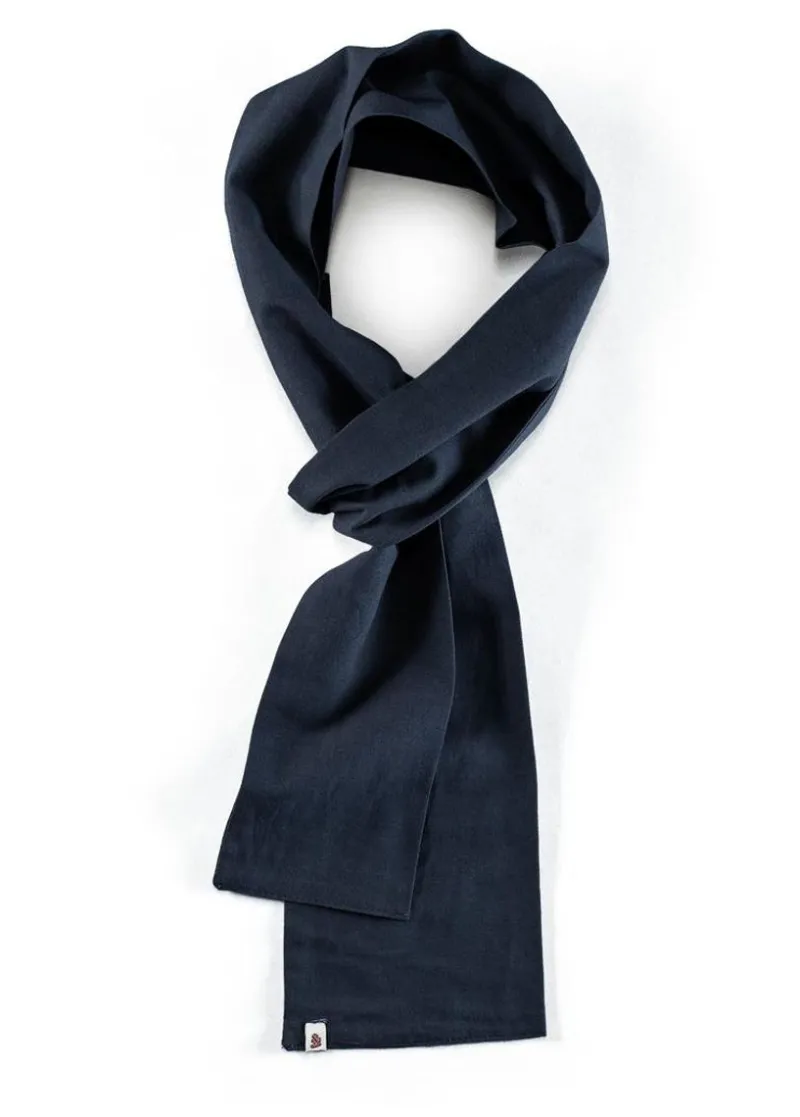 &SONS Navy Scarf Cheap
